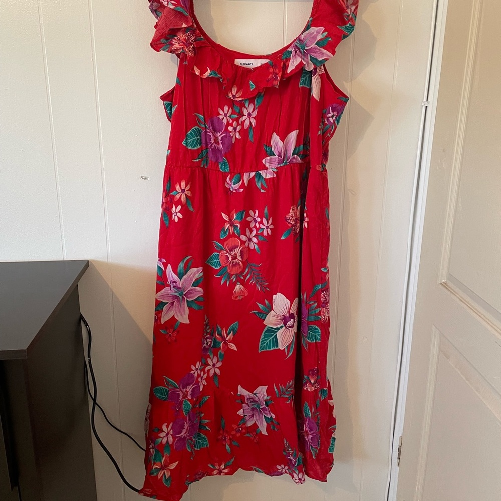 Old navy red dress